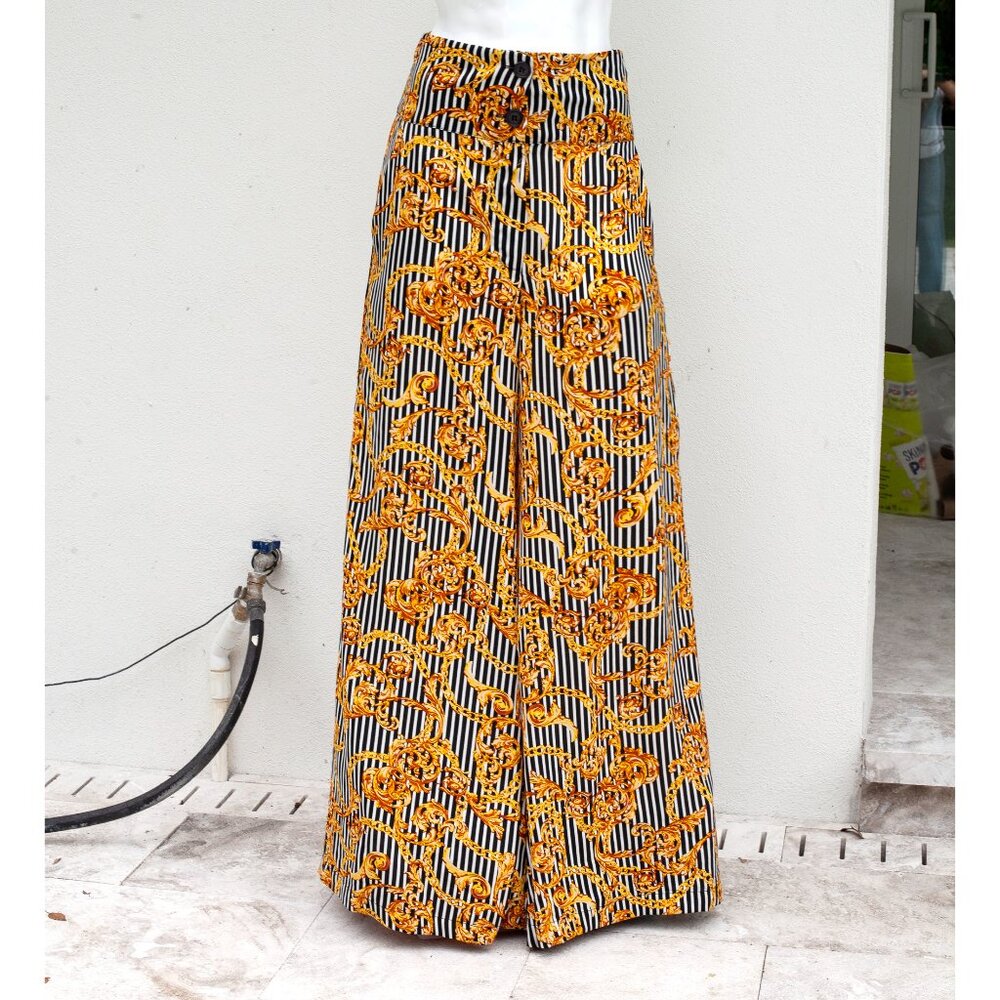 Walter Baker High Waist button front Palazzo Pant Size S